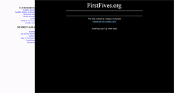 Desktop Screenshot of firstfives.org